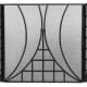 Frank Lloyd Wright Design Style Fireplace Screen