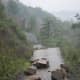 Damaged road near Dujiangyan, Sichuan
