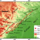 Location of Longmenshan fault