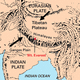 Picture shows how the collision between the Indian and Eurasian plates has pushed up the Himalayas and the Tibetan Plateau