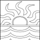 Sunset-Coloring-Image