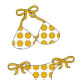 Yellow Polka Dot Bikini Clipart