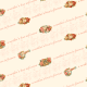 Free Victorian Mother's Day scrapbooking paper -- peach background with scroll work