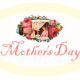 Free yellow Mother's Day scrapbook embellishment "Mother's Day"
