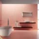 pink ultra modern bathroom design ideas