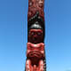 Maori carved poles appear in this photo set. This one is a Ruapekapeka monument in New Zealand.