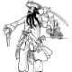 Kids Pirates Coloring Pages Free Colouring Pictures to Print - Blackbeard