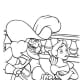 Kids Pirates Coloring Pages Free Colouring Pictures to Print - Captain Hook and Wendy