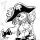 Kids Pirates Coloring Pages Free Colouring Pictures to Print - Female Pirate