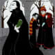 This is a great picture showing the arrogance of Snape and the hatred that Harry hold for him.