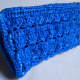 BOXY Crochet Pouch (photographed while being propped up)