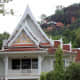 Part of the Phu Thok temple complex which is home to about 50 monks who live in huts in the surrounding hills and countryside