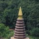 Visible from Phu Thok is this temple pagoda, called Wat Chetiya Khiri Wihan, built in 1968 and set in attractive landscaped grounds