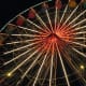 Knoebels Giant Wheel, lit up at night
