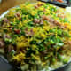 Irish Nachos ready to go into the oven