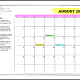 Microsoft Word template: 2012 One-Month Student Calendar (any year). You are prompted for the month when loading. Additionally this template installs a Calendar menu that allows you to highlight different text in a selected date.