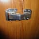 Kitchen hinge with spring ideal solution for door without catch.