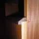 Wooden Handle on top of door