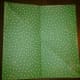 5. Open the fold again and turn the paper 180 degrees so the last fold you made is vertical.