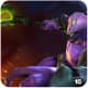 DOTA 2 Faceless Void in battle.