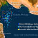 Sightings map of the vaquita