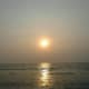 The breathtaking sunset in Kozhikode beach
