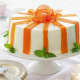 Modern twist using carrot ribbons.