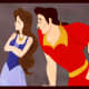 Tsundere Belle: It's not like I am happy that you came to give me Company. Gaston: Hai, Hai. I know.