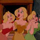 Gaston protected Belle from these Girls, and yes, the mockery of the Village/Town