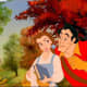Gaston breaks the cycle and initiates the conversation with Belle