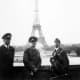 Adolf Hitler in Paris summer of 1940 standing before the Eiffel Tower at the height of his power. It would be his only trip to Paris.