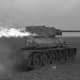Burning Red Army T-34 Russian Front 1941, at first the Red Army had a limited number of T-34s but by the end of the war they would overwhelm the Wehrmacht. 