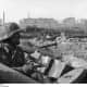 German soldier in Stalingrad September 1942, this German soldier is using a capture Russian sub-machine gun.