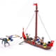 LEGO Vikings Viking Boat Against The Wyvern Dragon 7016 Assembled 