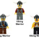 LEGO Vikings Viking Double Catapult Versus The Armoured Ofnir Dragon 7021 Minifigures