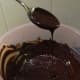 Once the chocolate looks like this, remove the bowl from the pot and put it to the side