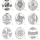 Hungarian style designs from a vintage book.