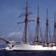 The Chilean sailing ship Esmeralda at Operation Sail, 7/4/1976.