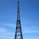 The Gliwice radio tower is the tallest wooden structure in Europe. On August 31,1939, in the Gleiwitz incident, SS forces staged a false flag attack at the tower which was used to justify military action against Poland setting off  WWII.