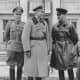 Heinz Guderian with Soviet Generals during a victory parade after the defeat of Poland October 1939.