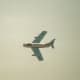 A MiG-15 over Andrews AFB, MD, May 1997