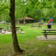 Picnic areas & restrooms north side of Cullen Park