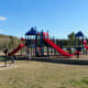 Playground equipment in Cypress Park