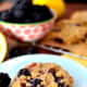 Blackberry breakfast cookies