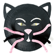 Paper plate cat mask
