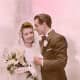This vintage couple photo could be used as the center of a pink vintage bridal shower theme