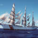 Tall sailing ships: The USCG Eagle barque, photographed off Puerto Rico in 1998 I Credit: Public domain
