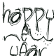 Happy New Year funky font