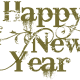 Cool Happy New Year font