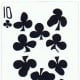 10 of clubs free playing cards clip art with stretched effect